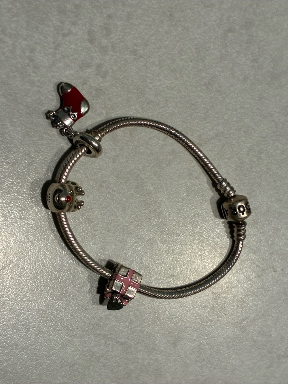 Pandora Christmas Bracelet with 3 Holiday Charms - Picture 2 of 16
